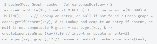 java緩存框架教程，Caffeine內(nèi)存緩存框架