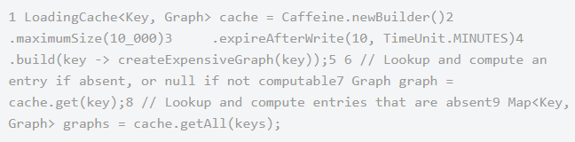 java緩存框架教程，Caffeine內(nèi)存緩存框架