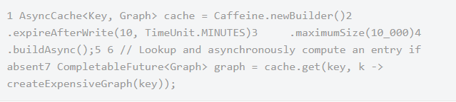 java緩存框架教程，Caffeine內(nèi)存緩存框架