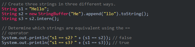 基礎教程，Java String：字符串常量池