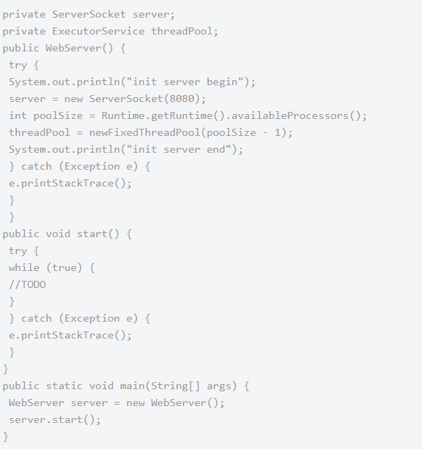 java web服務器學習，簡單得實現思路