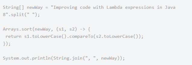 Java8新特性視頻，lambda表達式