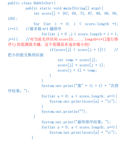 Java培訓班教程視頻之用Java怎么實現一種排序