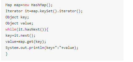 java hashmap的遍歷