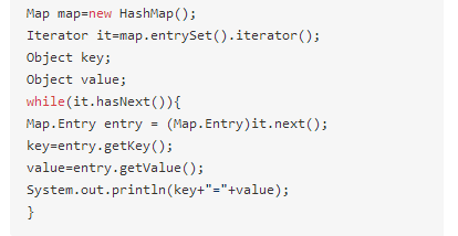 java hashmap的遍歷